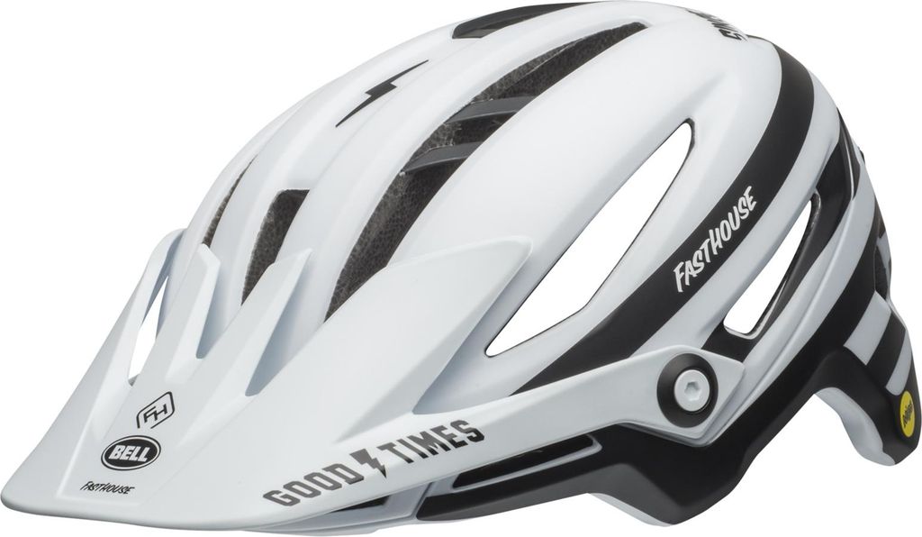 Bell SIXER MIPS Fahrradhelm matte white/black Fasthouse S Weiss