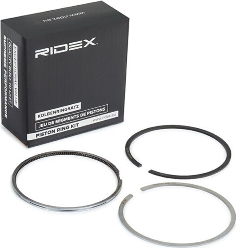 RIDEX 444P0012 Kolbenringsatz Kolbenringe für BMW 3 Limousine (E36) 3 Limousine (E30) 3 Coupe (E36) 5 Limousine (E34) 3 Cabrio (E30) 5 Limousine (...