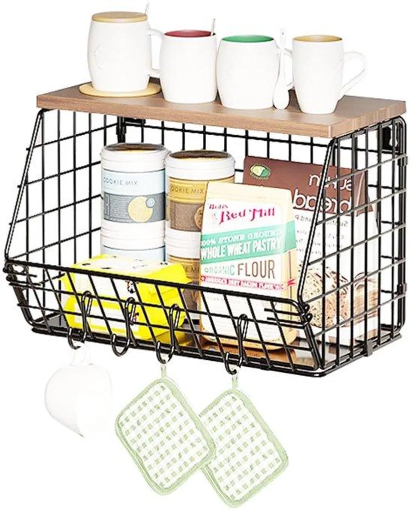 Support table acier au carbone robuste et compact, plateau bois 1pc