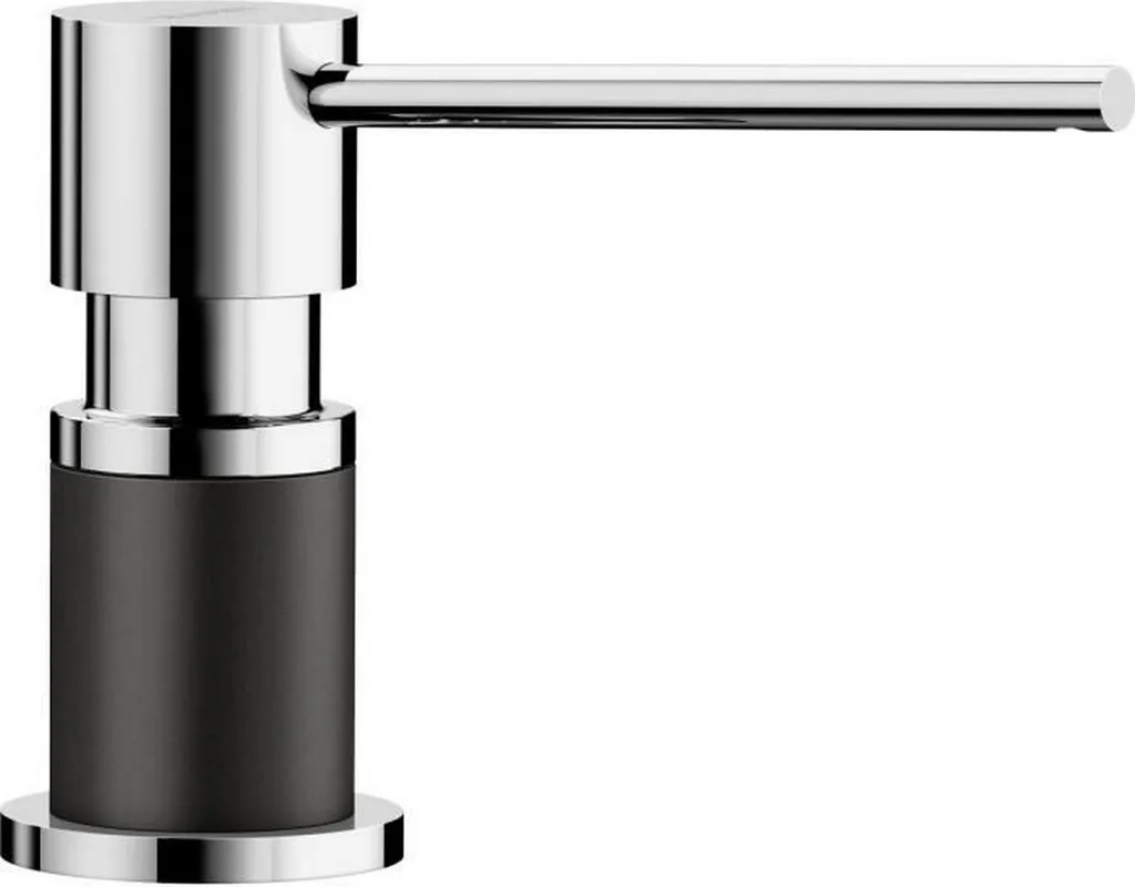 Offerta BLANCO LATO Dispenser Sapone Silgranit Nero Cromo