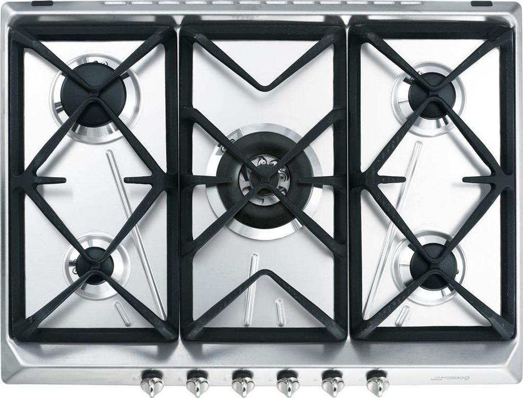 Smeg SRV576GH5 piano cottura Acciaio inox Da incasso 70 cm Immagine del prodotto 
