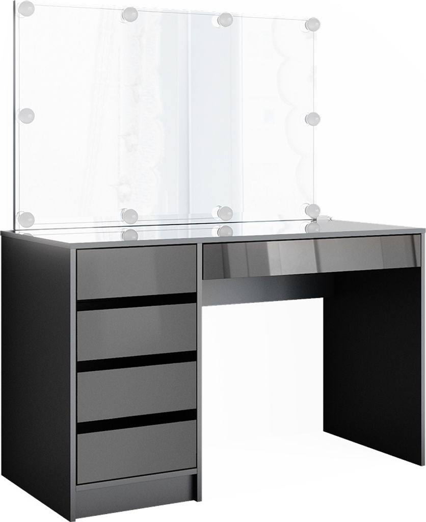 Vicco Schminktisch Sherry, 120 cm mit LED Beleuchtung, Produktbild 