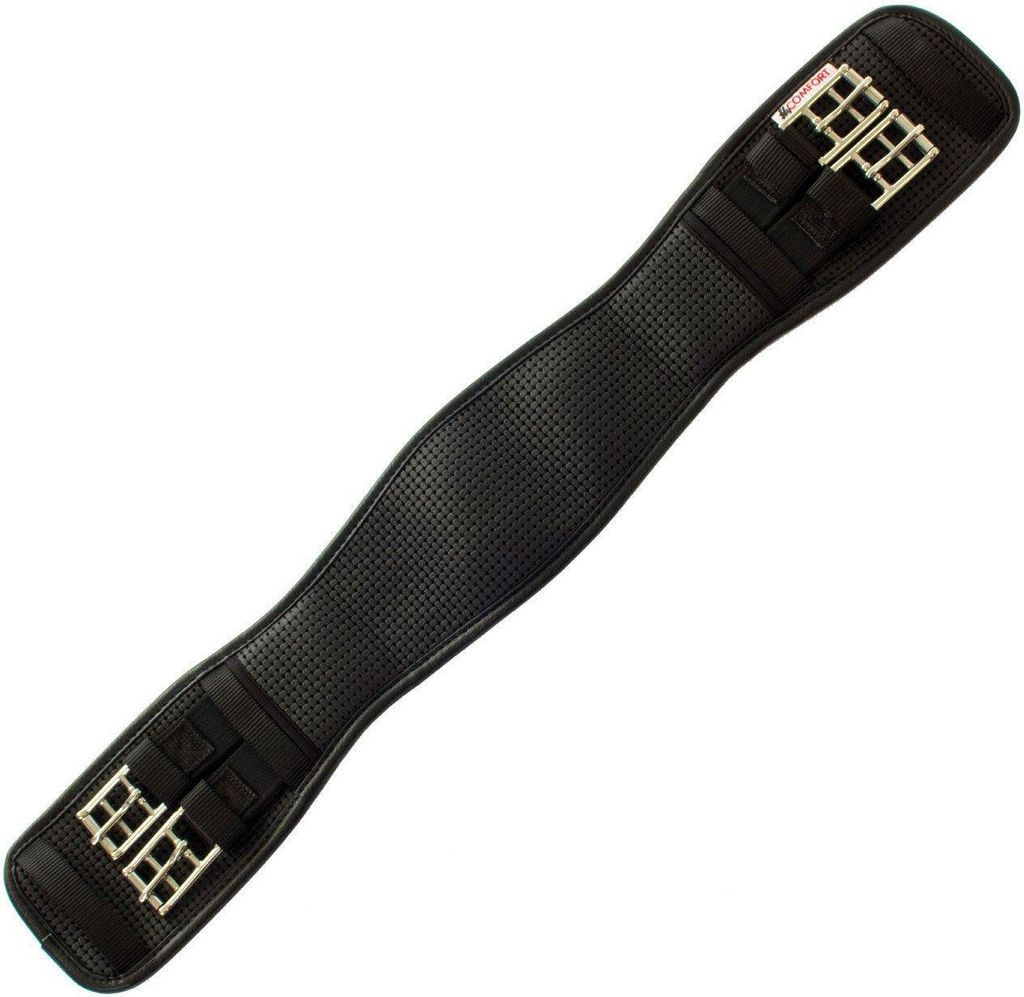 HyCOMFORT - Dressur-Bauchgurt, Waffelstoff BZ724 (71,12 cm) (Schwarz)