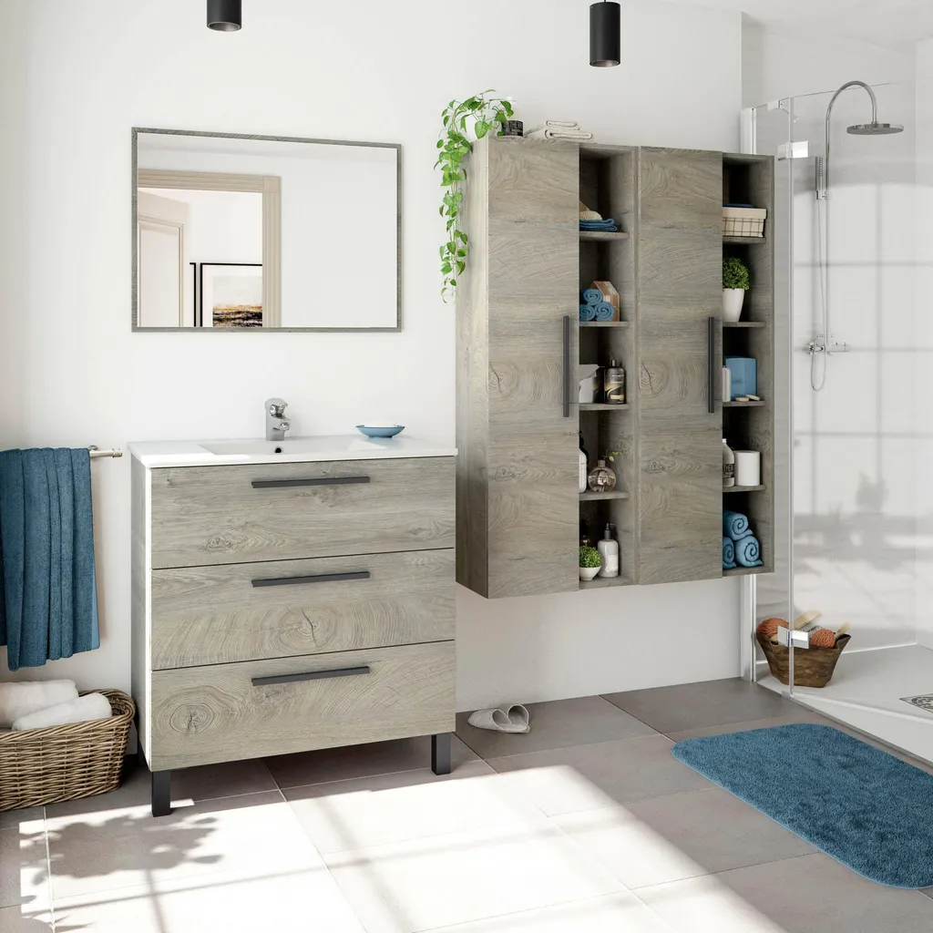 Rangement Moderne Athena Suspendu - Solution Gain de Place Vertical - 10