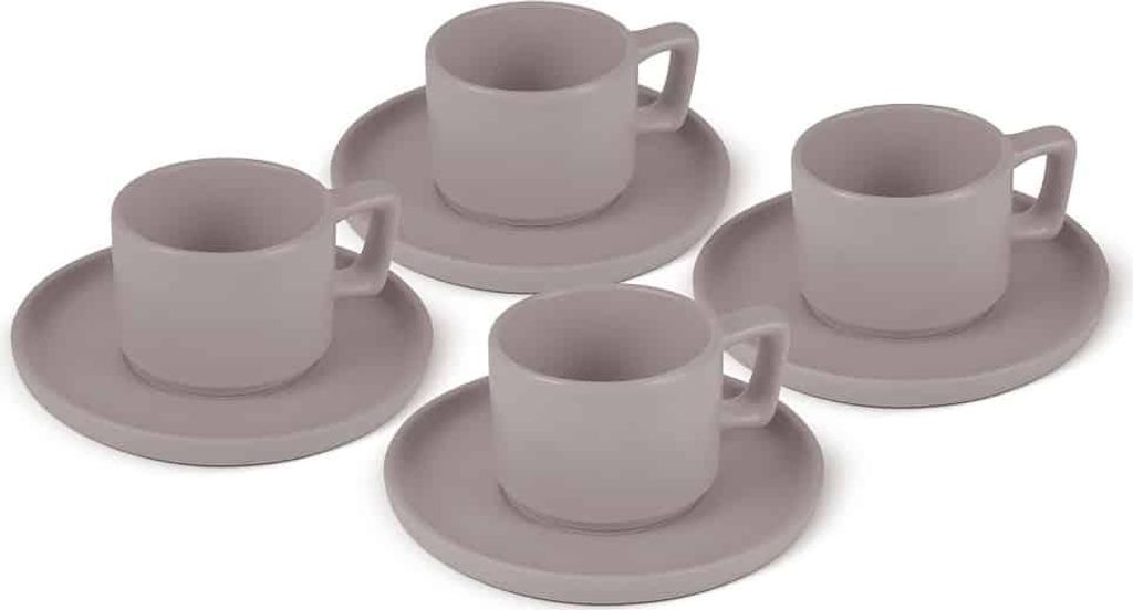 Zestaw filiżanek do espresso Berlinger Haus BH10016 Taupe Zdjęcie produktu 