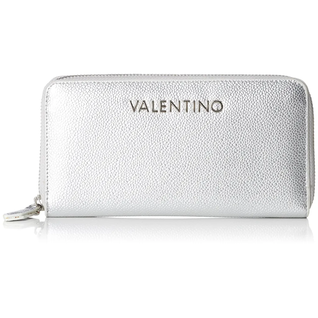 Valentino Bags Divina Portefeuille Argenté Sécurisé contre les Pertes