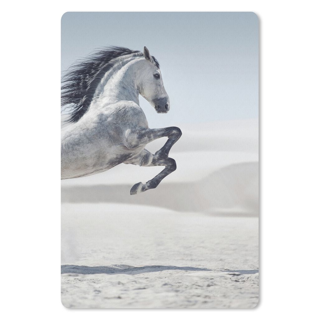 MuchoWow Mauspad Mousepad Pferd - Tiere - Sand - Natur 18x27 cm - Mousepads - Maus Mat - Pad - Mausunterlage