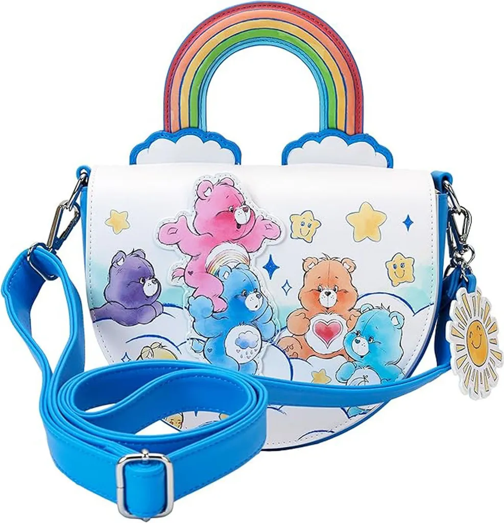 Loungefly Rainbow Care Bears Sac à Dos Premium Shoulder Bag Multicolore - 8