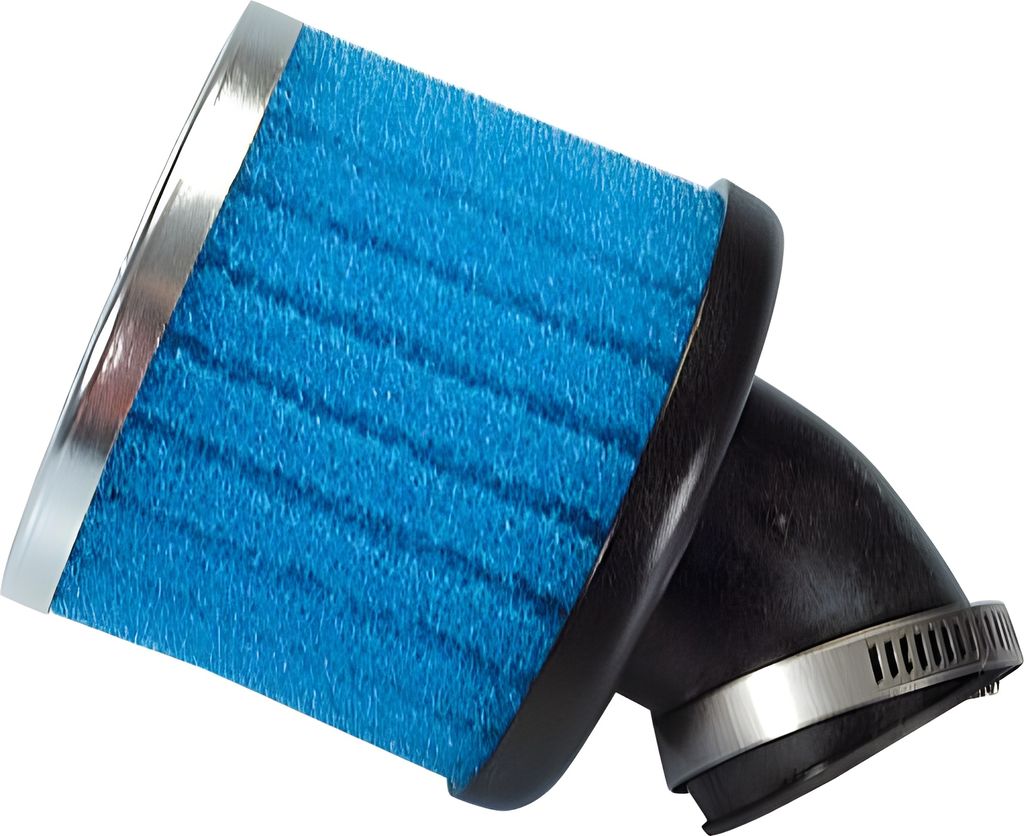 Rennluftfilter Polini, lang, 30° gekrümmt, d=37mm