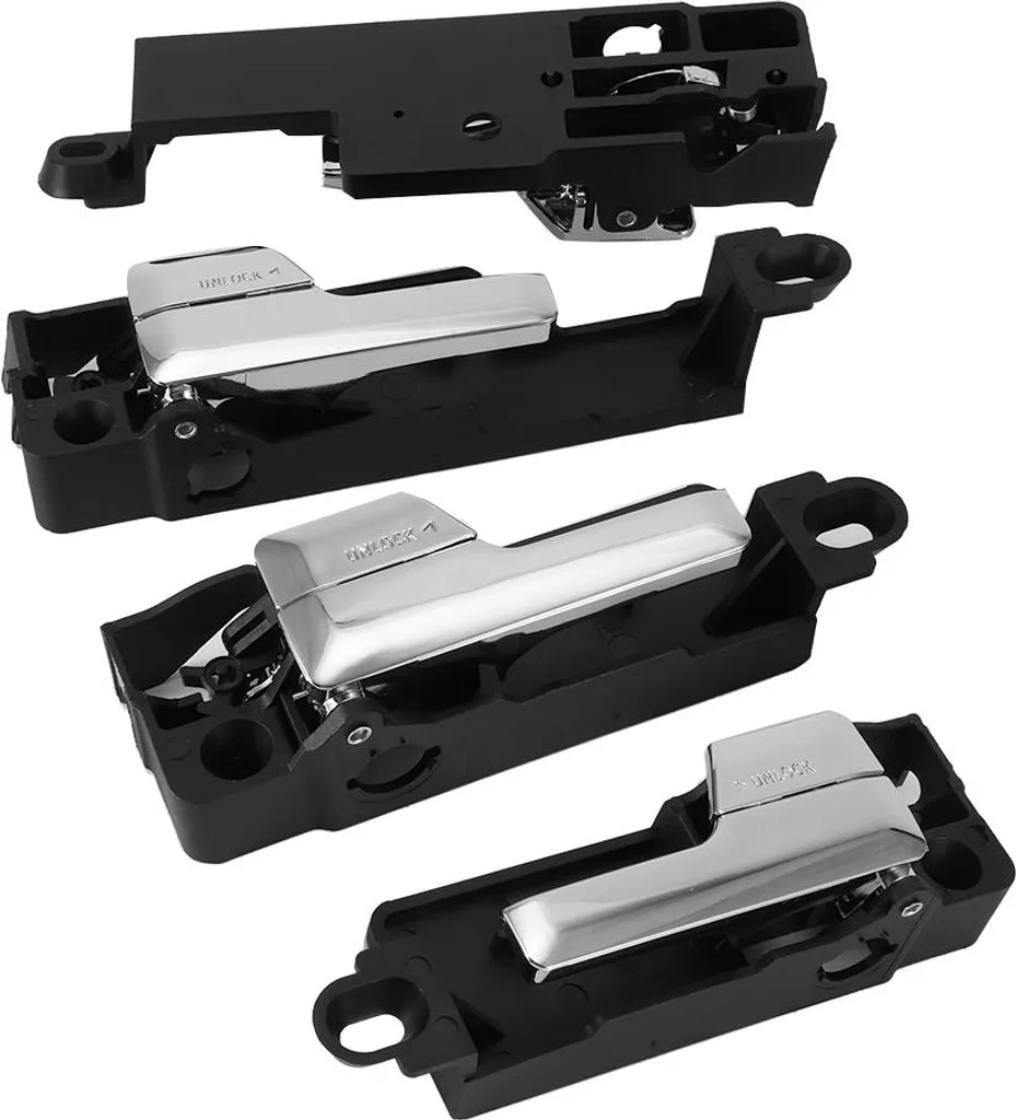 Poignée de Porte Intérieure Finition Chrome en ABS pour Ford 4 Unités