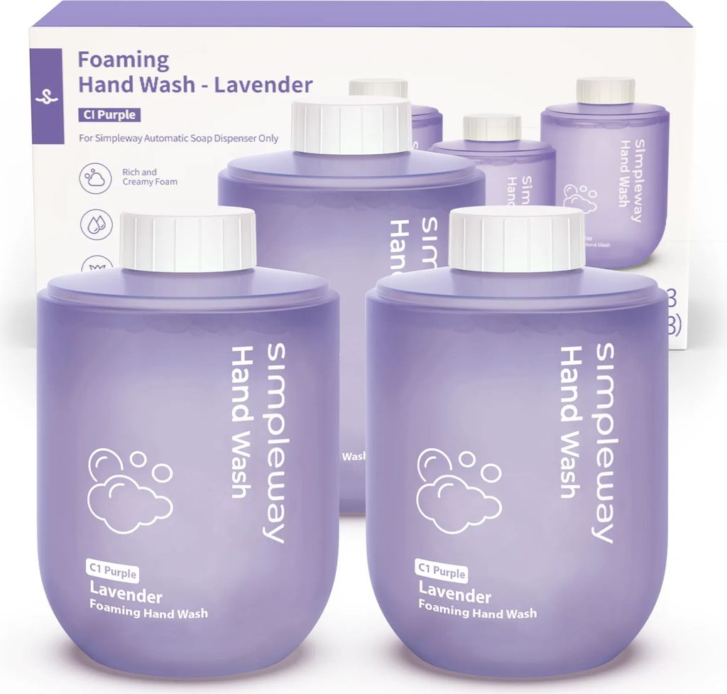 Mydło w piance Simpleway do automatycznego dozownika 3-PACK Zdjęcie produktu 
