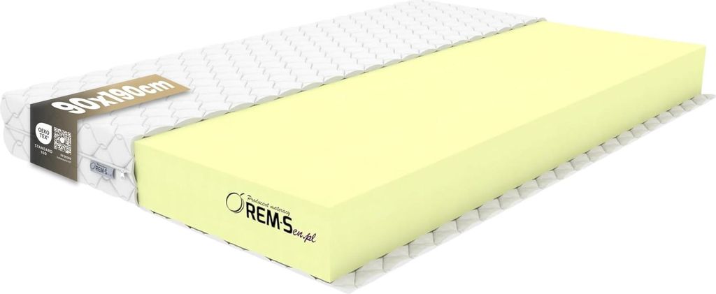 Matratze 90x190cm Höhe 10 cm Härtegrad 3 (H3) aus Produktbild 