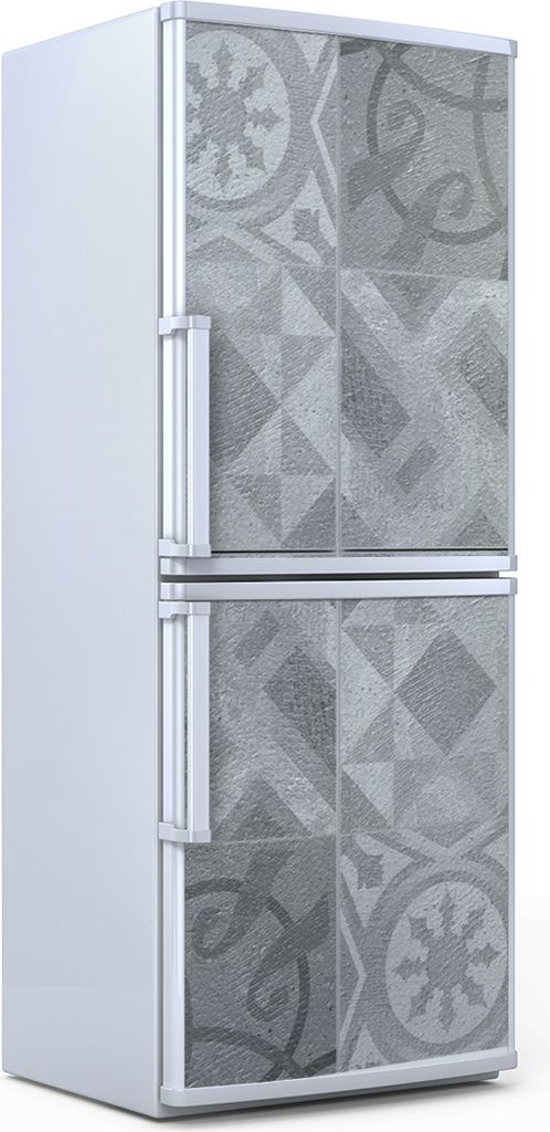 Kühlschrankdekoration 70x180 cm Aufkleber auf dem Kühlschrank - Kacheln Abstrakt