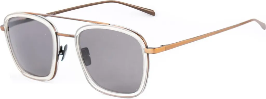 Lunettes de soleil Belstaff S08 - Monture Aviateur luxe en métal noir