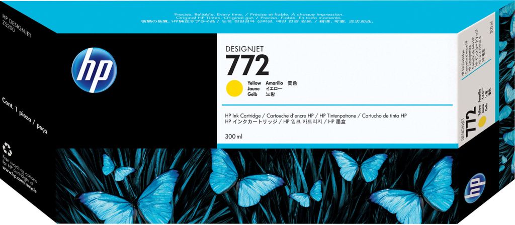 HP 772 - 300 ml - Gelb - original - DesignJet