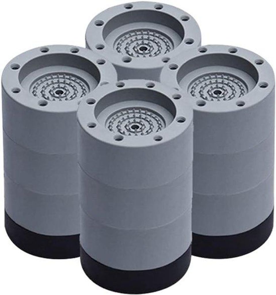 Universal Anti-Vibration-Fuß für Waschmaschinen, Gummi-Pads für Lärmdämpfung, Vibrationstilgung für Waschmaschinen