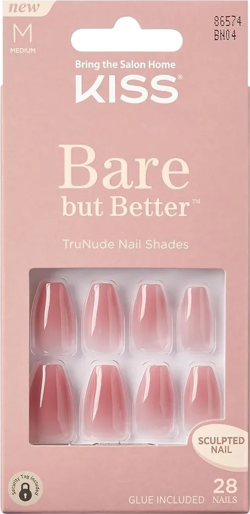 Unghie Finte Nude Professionali KISS - Finitura Lucida ed Elegante
