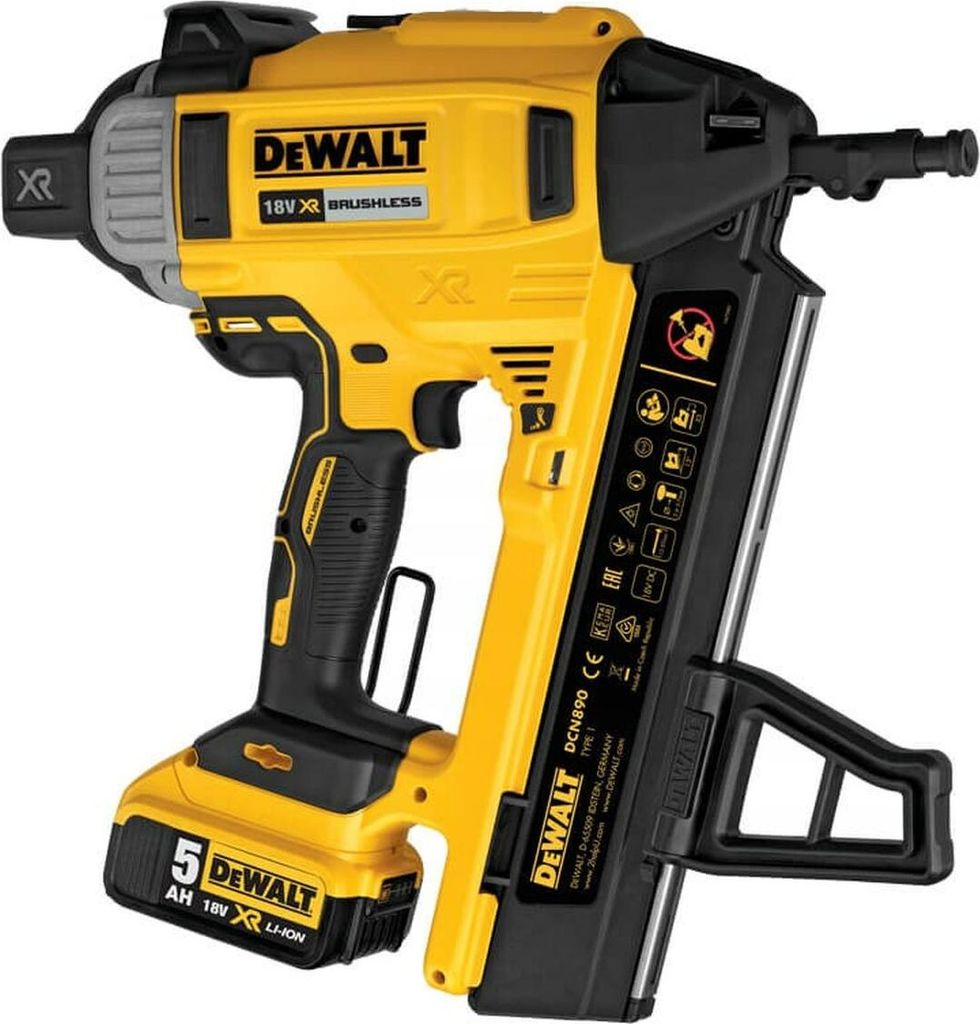 DeWALT DCN890P2-QW, Hřebíkovací pistole, Zkosený zásobník, Obrázek produktu 