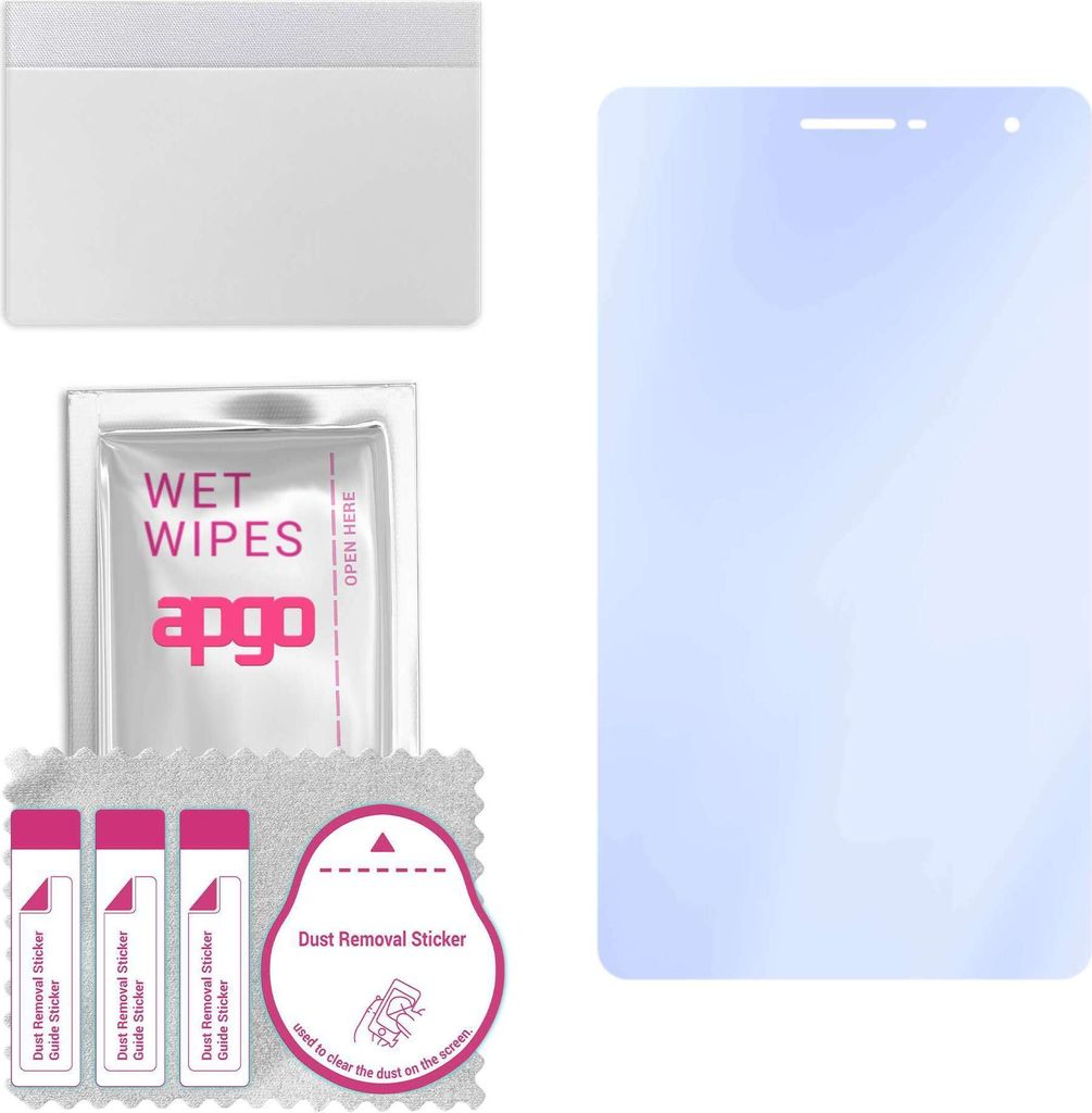 apgo Hybrid Schutzglas, kompatibel mit Huawei MediaPad M2 7.0, 9H Härte, Flexible Nano Glass PRO, toller Ersatz für Hartglas, kratzfester Display...