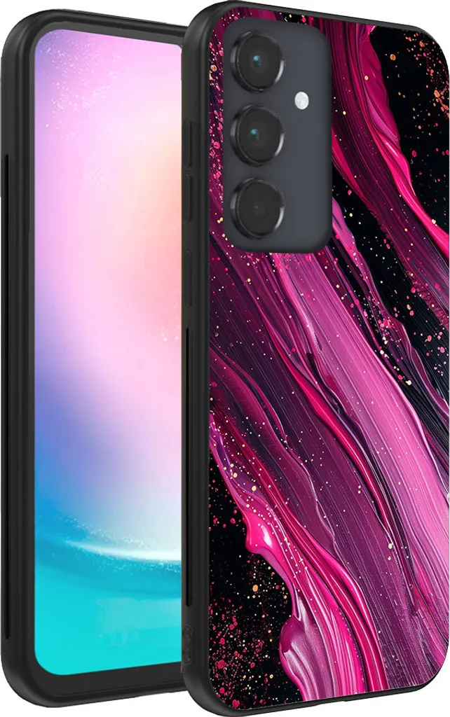 Custodia Samsung Galaxy A24 4G Marmo Viola | Slim TPU Design - 1