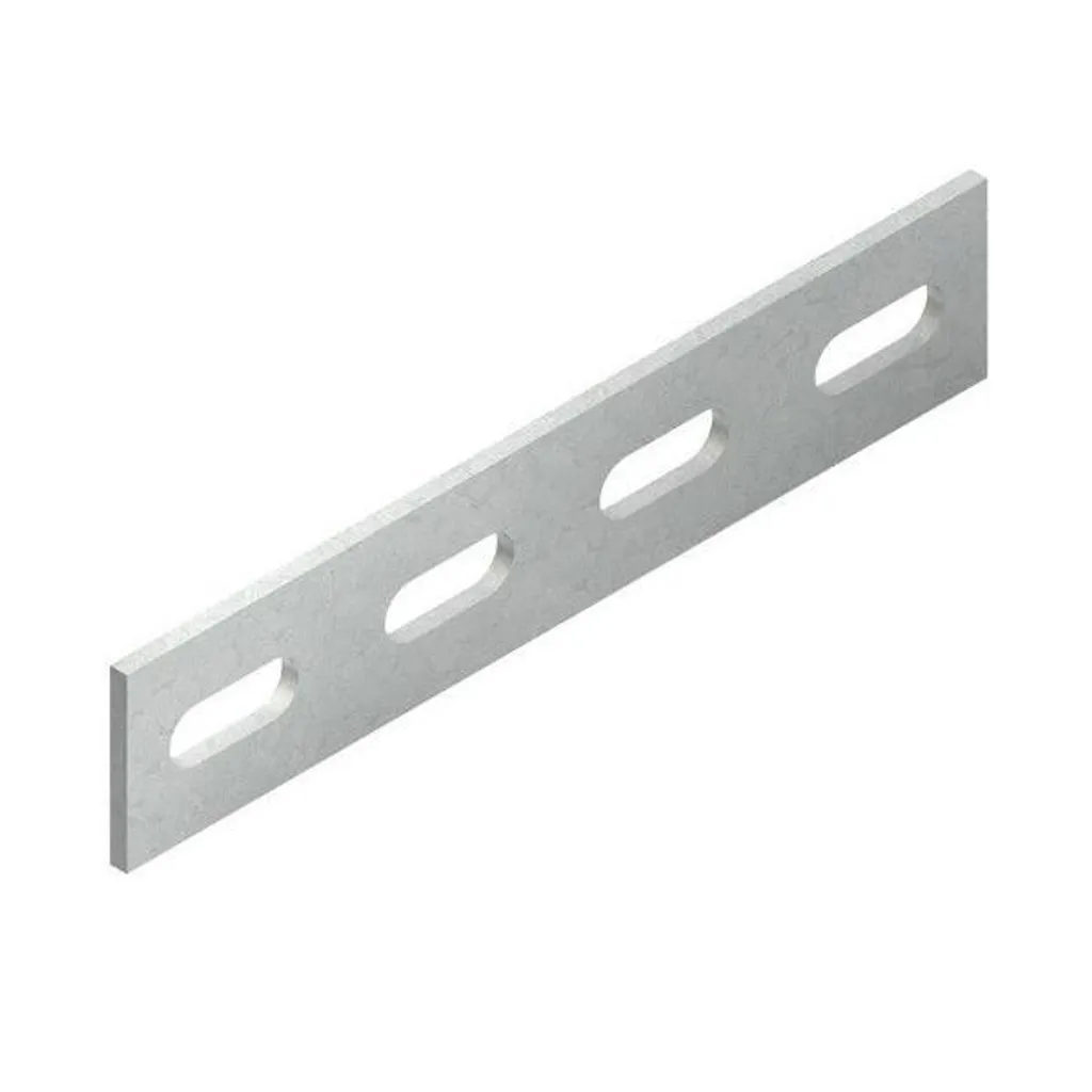 Accouplement plat VB 50 en acier renforcé pour jonction de rails en U