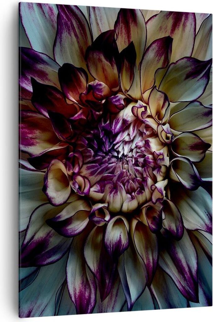 Bild auf Leinwand - Leinwandbild - Einteilig - Blätter Agave Blume - 70x100cm - Wand Bild - Wanddeko - Wandbilder - Leinwanddruck - Wanddekoration...