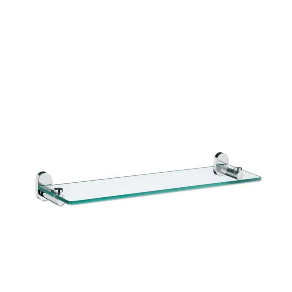 Support de Rangement Mural Salle de Bain en Verre 50cm Kela Lucido