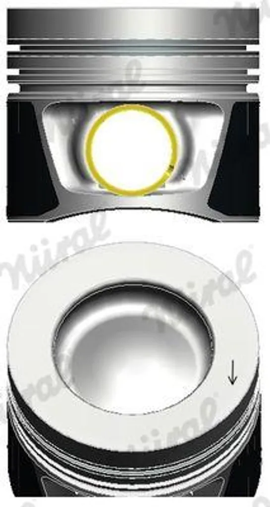 Stopper la consommation d'huile avec le Piston NÜRAL OE 037107101G VAG