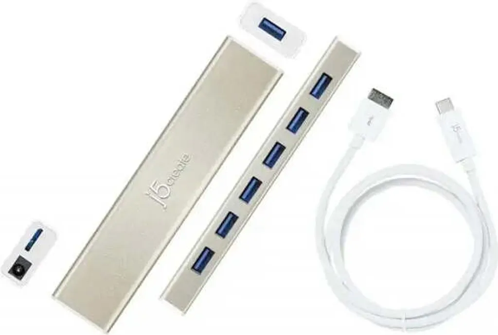 j5create JCH377-N HUB USB-C a 7 porte - UE/Regno Unito