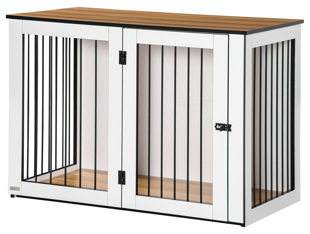 PawHut hondenkooi, meubel, hondenbox met deur en raam, voor Productafbeelding 