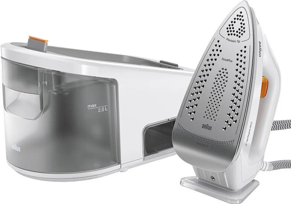 Centrale vapeur 6 bars Braun CareStyle 3 semelle EloxalPlus blanc