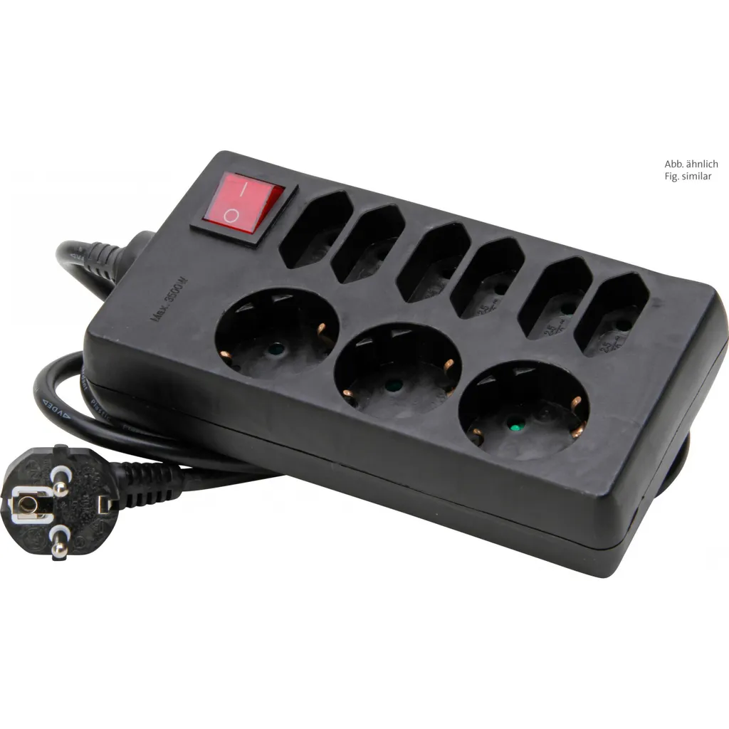 Multipresa Kopp 129805005 a 9 Uscite: Power Management Professionale