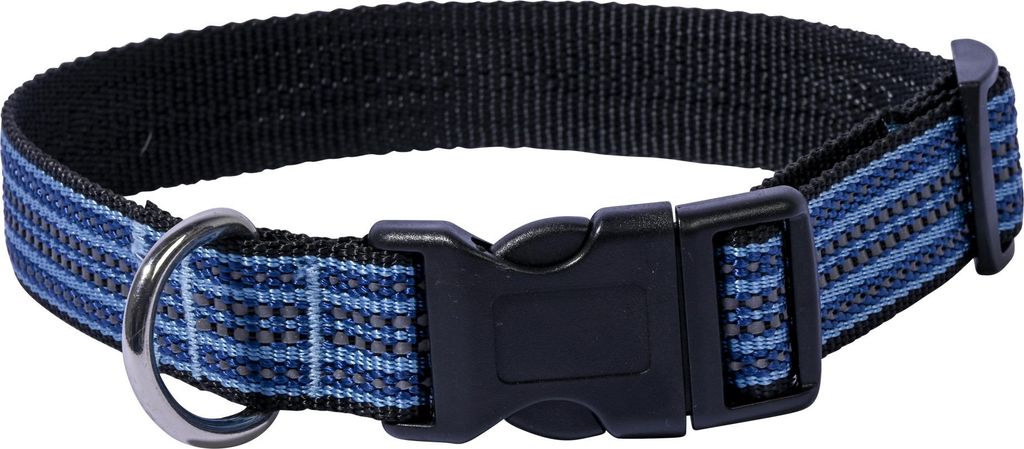 Dobar Hundehalsband 30 - 50 cm blau