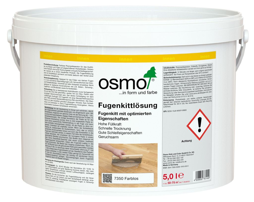 OSMO Soluzione di riempimento per giunti -7350-5 litri Immagine del prodotto 
