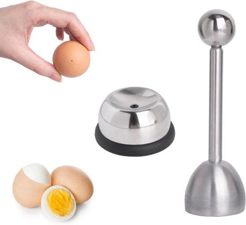Küchenhelfer 2-teilig Edelstahl Eiöffner