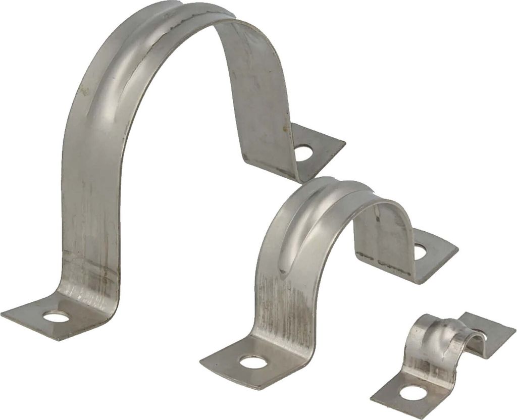 tecuro Befestigungsschelle Ø 38mm, zweilaschig, edelstahl - für Rohre & Schläuche