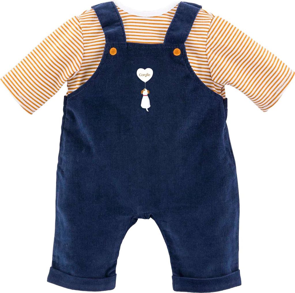 Corolle Puppenkleidung Overall und T-Shirt für Babypuppe 42cm - Puppenoutfit