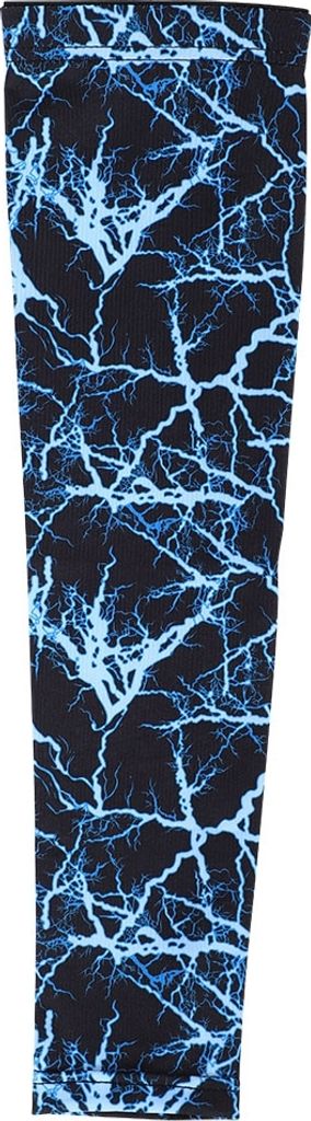 Atmungsaktive Basketball-Armmanschette, Hautschutz, Sonnenschutz, Blitzschutz, Blau, XL