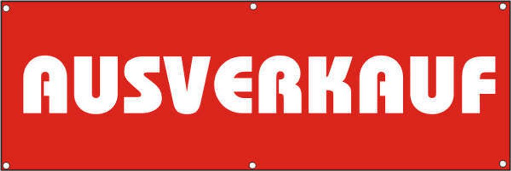 Werbeplane / Gerüstplane - p064 - - NEU - 300 cm x 100 cm - für Baustelle, Garten, Zaun oder Veranstaltung