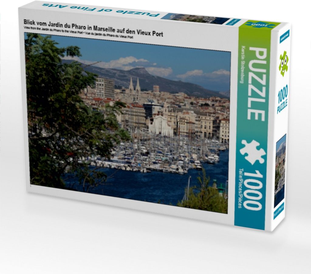 Calvendo Blick vom Jardin du Pharo in Marseille auf den Vieux Port 1000 Teile Puzzle quer 640x480mm, Stolzenburg Kerstin; 7375980