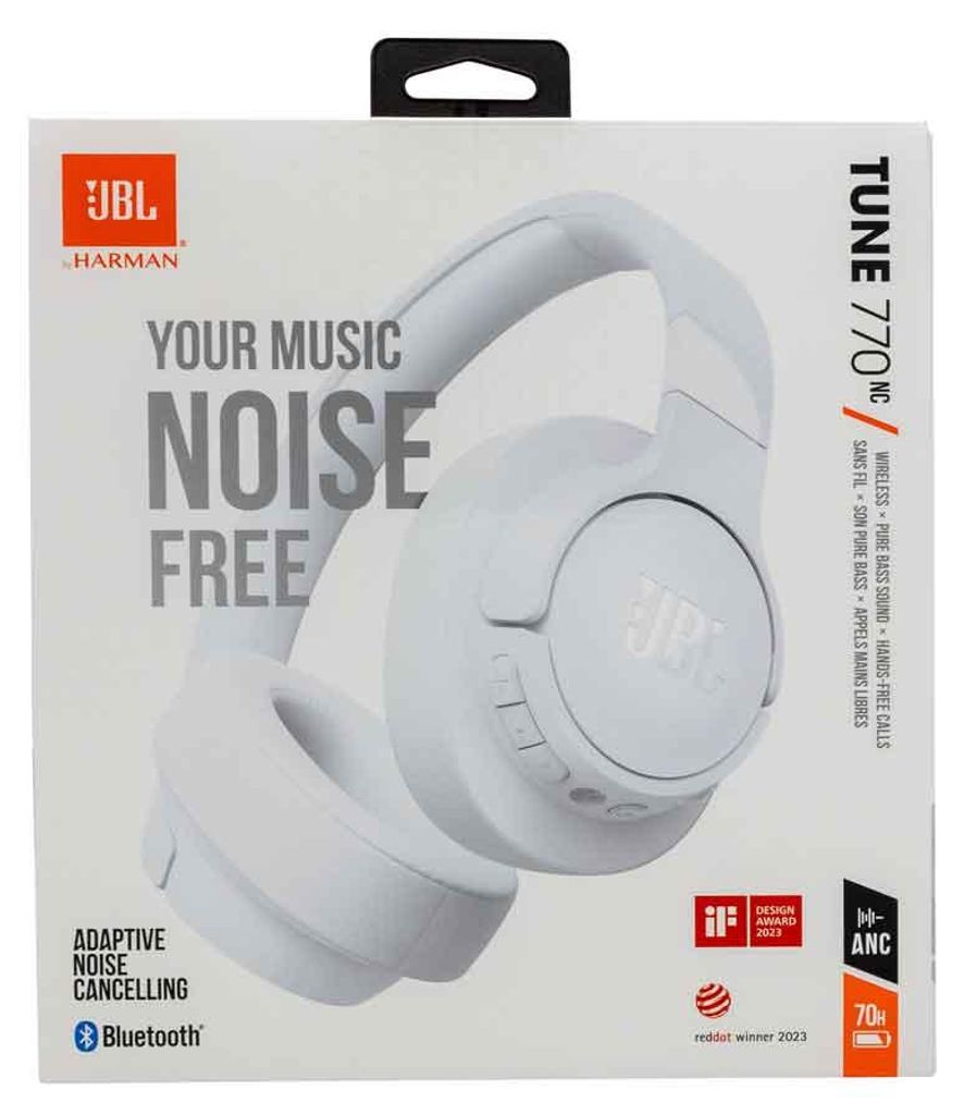 JBL Tune 770NC – Kabellose Over-Ear-Kopfhörer, white Produktbild 