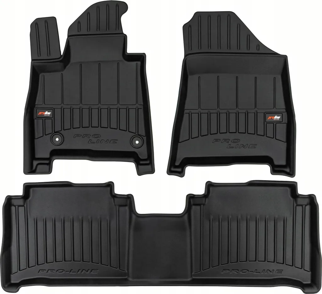 Tappetini in gomma antiscivolo premium 3D personalizzati TOYOTA Auris, 2012->, 4 pez