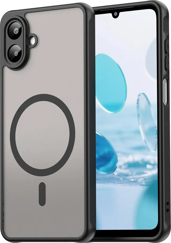 Custodia Phonesta AirFrost per Samsung Galaxy A07 4G MagSafe Nero