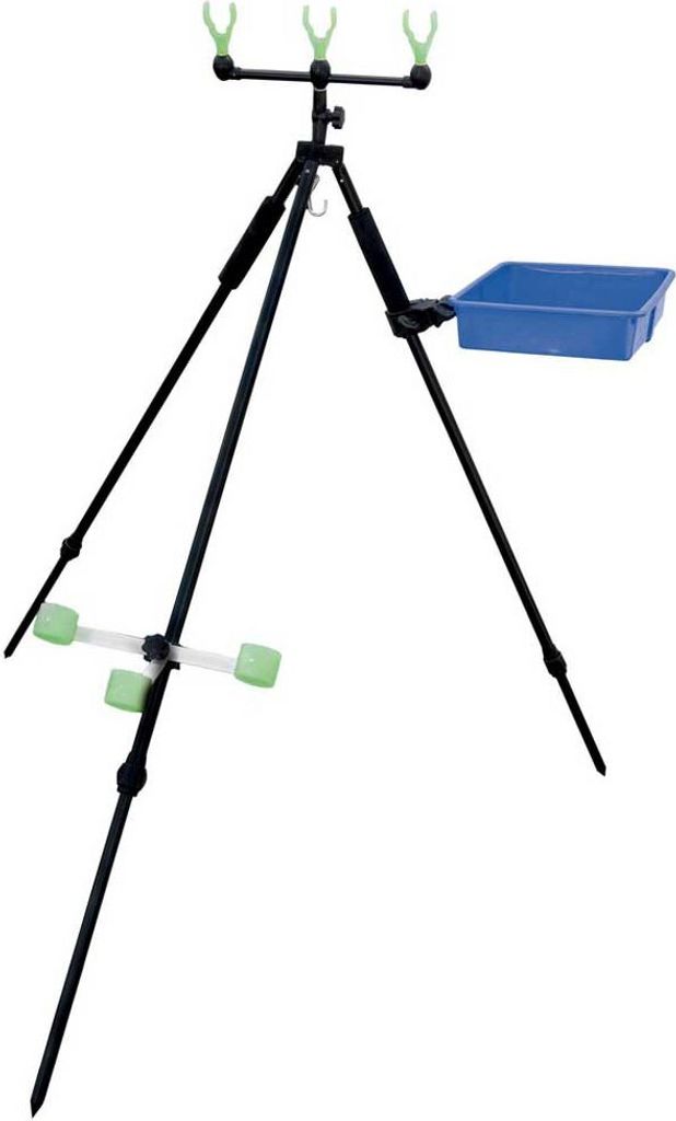 Lineaeffe Surf Adjustable Telescopic Tripod Sandspitze Schwarz Schwarz One Size