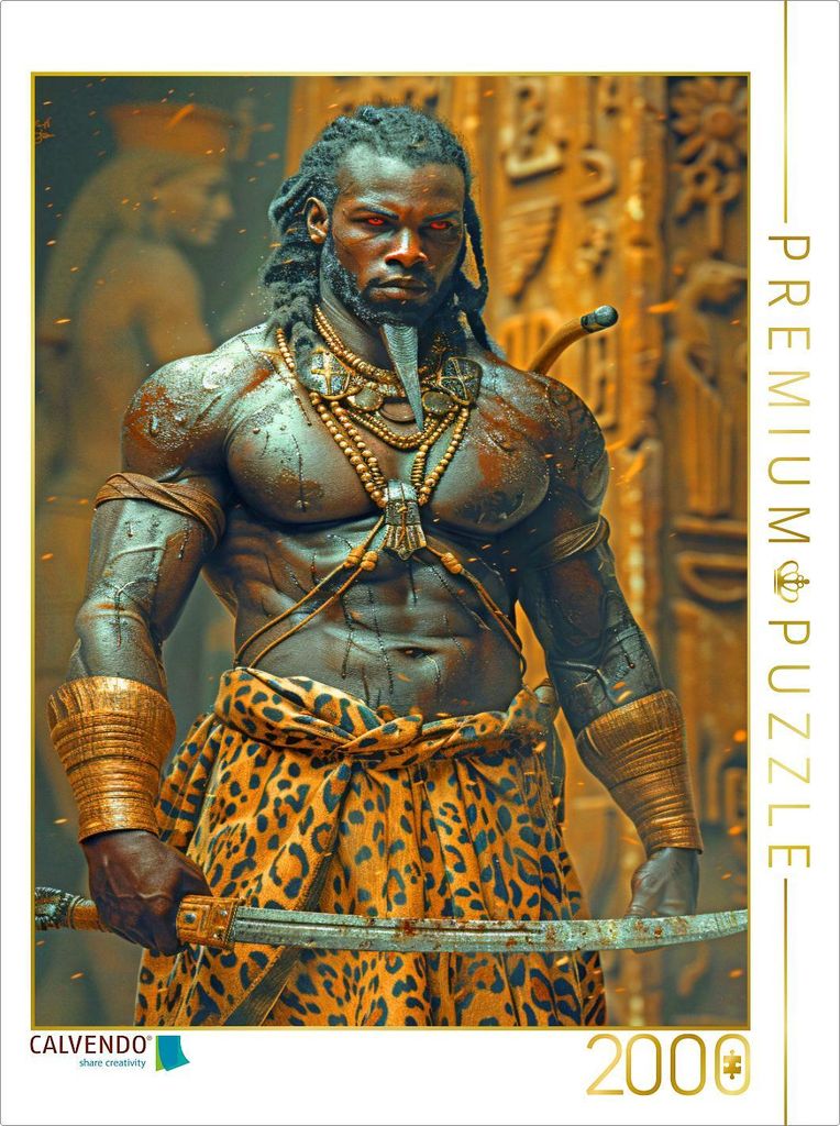 CALVENDO Puzzle Ein Motiv aus dem Kalender Starke Helden - Muskelkraft im Fokus | 2000 Teile Lege-Größe 90x67cm Foto-Puzzle für glückliche Stunden