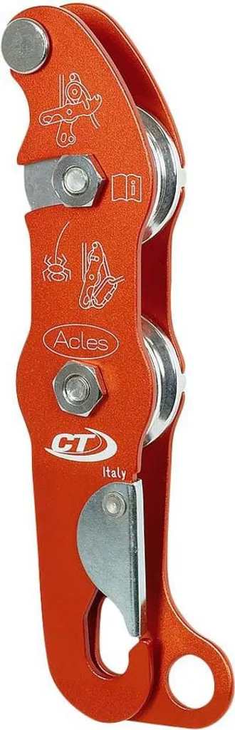 Équipement de remontée sur corde Acles Dx Orange pour spéléo et alpinisme