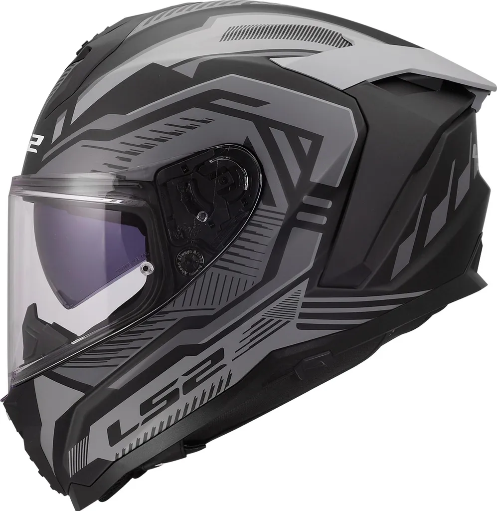 Casque intégral touring LS2 FF817 Challenger II Dravix Gris de taille L