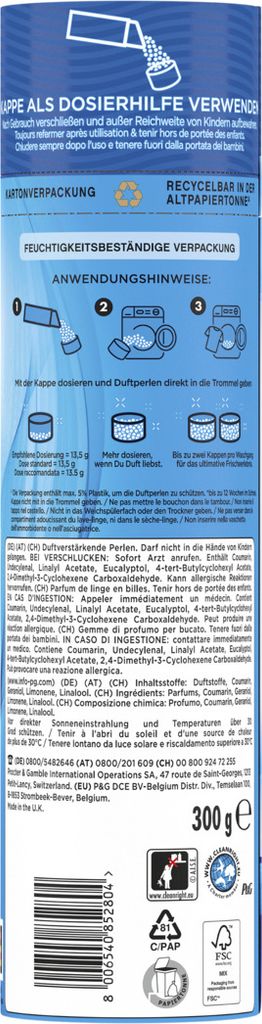 Lenor Waschmittel Wäscheparfüm Aprilfrisch 300g Produktbild 2
