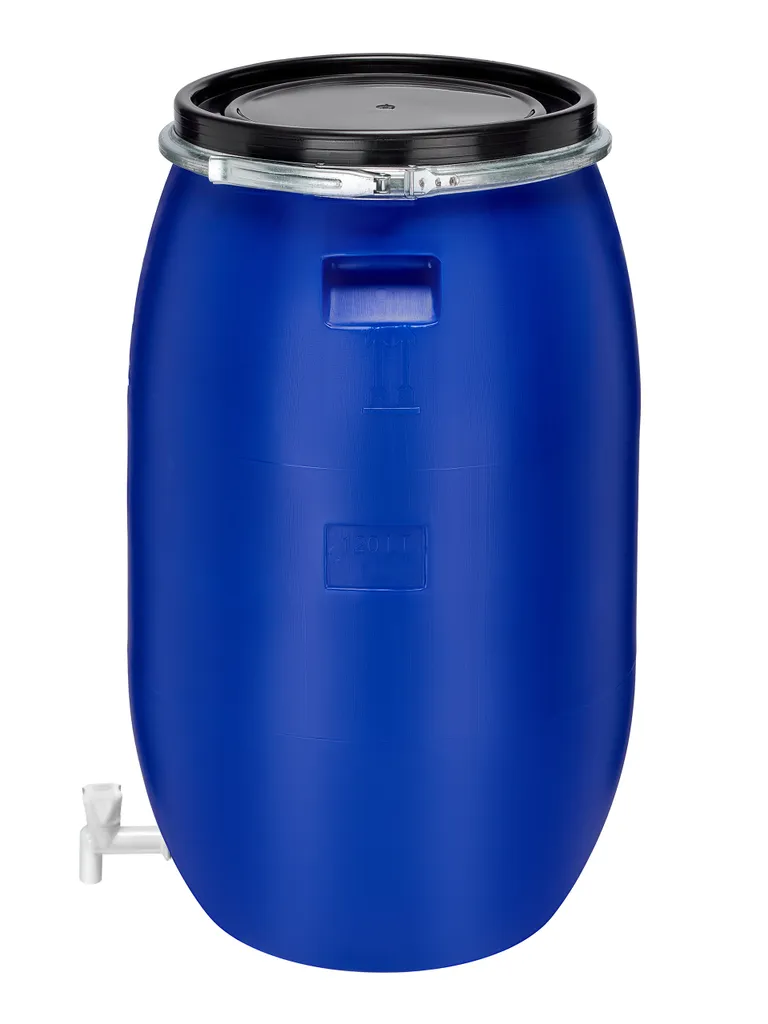 Garronda GD-0091 Fût en plastique 120L à grande ouverture avec robinet