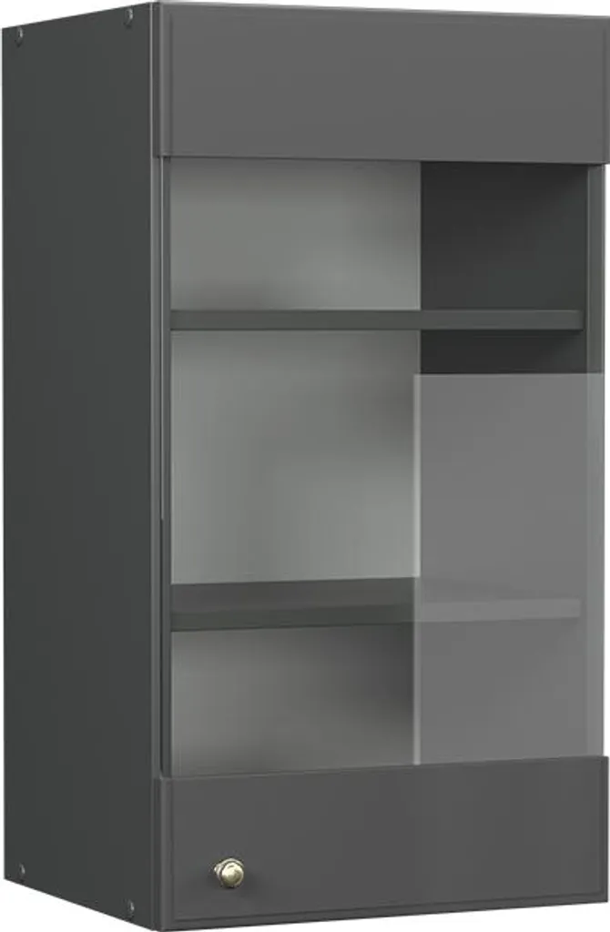 Mobile Vetrina Vicco Fame-Line 40cm Antracite Oro | Emozioni in Cucina